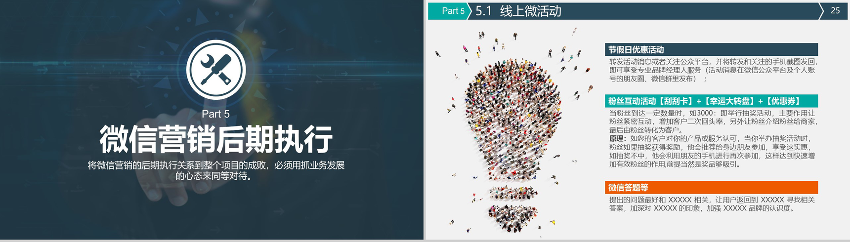 某公司微信营销策划方案PPT模板-13