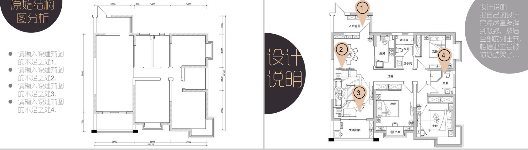 极简欧式装修生活设计PPT模板-3