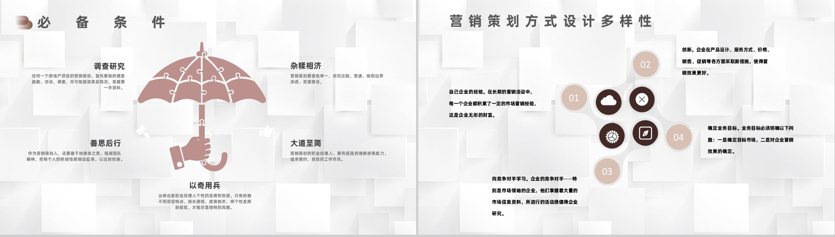 创业融资计划书网络营销策划商业计划书PPT模板-4