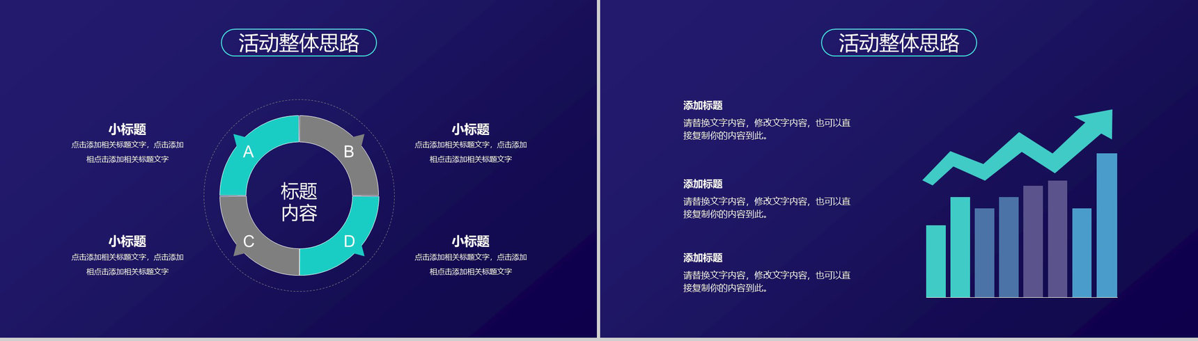 互联网时代信息科技工作汇报总结电子商务营销策划PPT模板-3