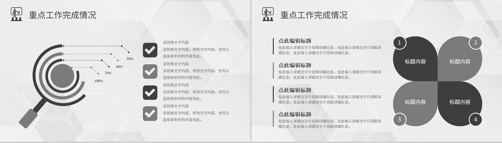 审计报告格式范文企业员工个人述职报告PPT模板-6