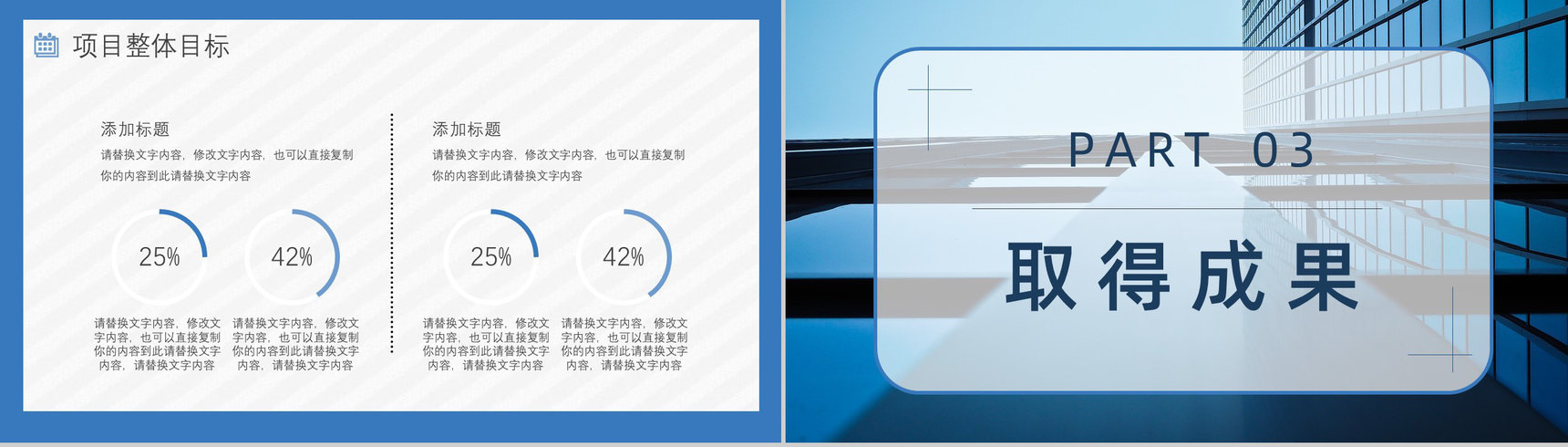 高管述职报告项目计划项目概述目标年终汇报总结PPT模板-7