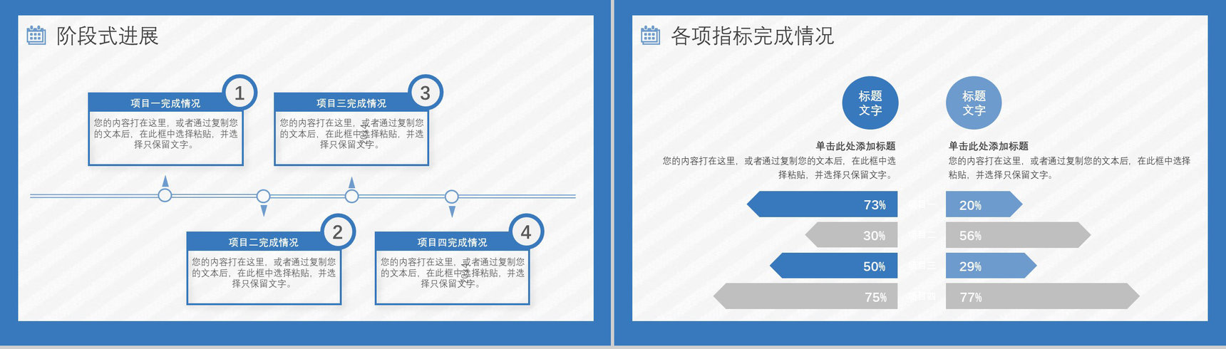 高管述职报告项目计划项目概述目标年终汇报总结PPT模板-8