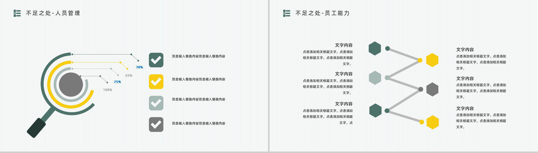 公司员工工作情况总结汇报转正试用期员工实习述职报告PPT模板-13