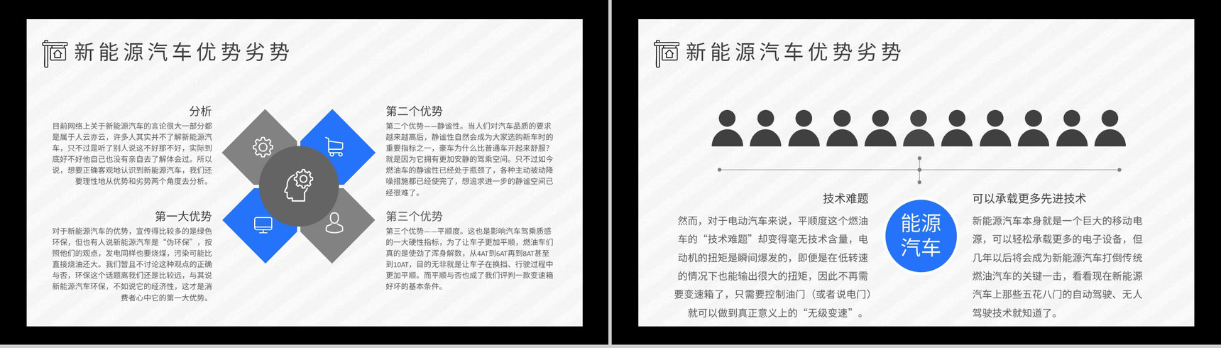 新能源汽车的市场分析发展前景及趋势优势劣势缺点发展现状PPT模板-7