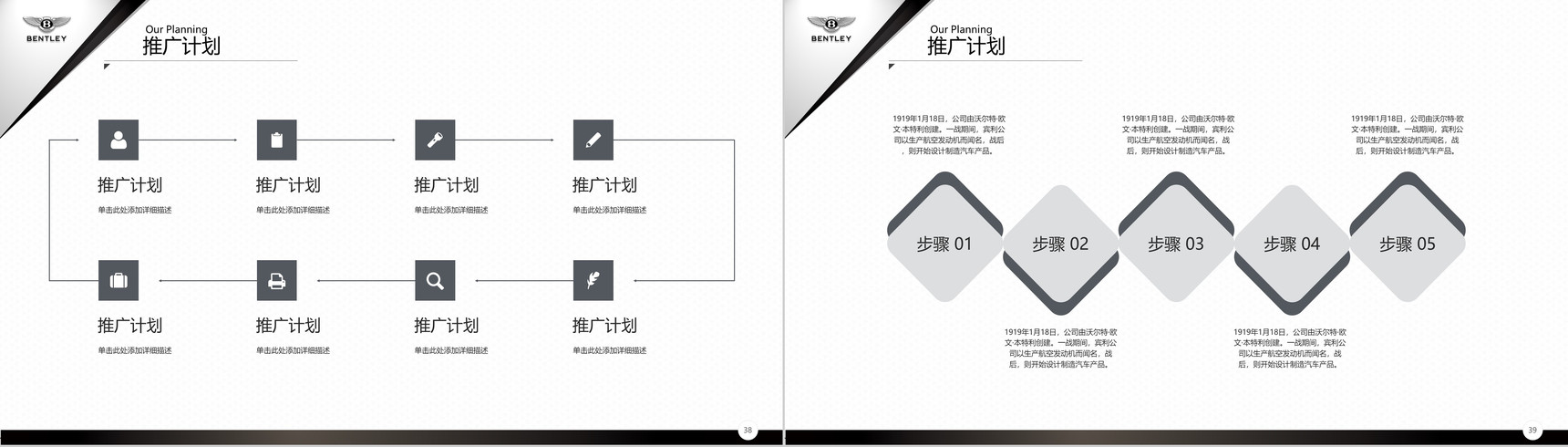 宾利汽车品牌介绍汽车营销PPT模板-20