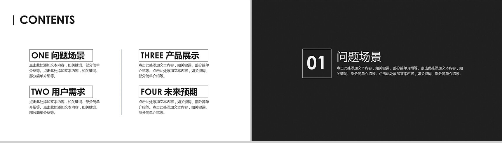 复古产品简介推广PPT模板-2