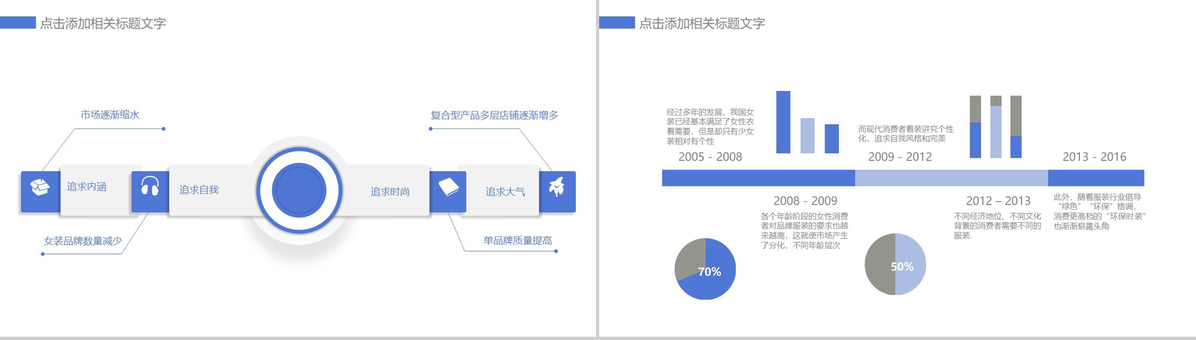 淡雅紫色欧美时尚服装上新宣传推广PPT模板-3