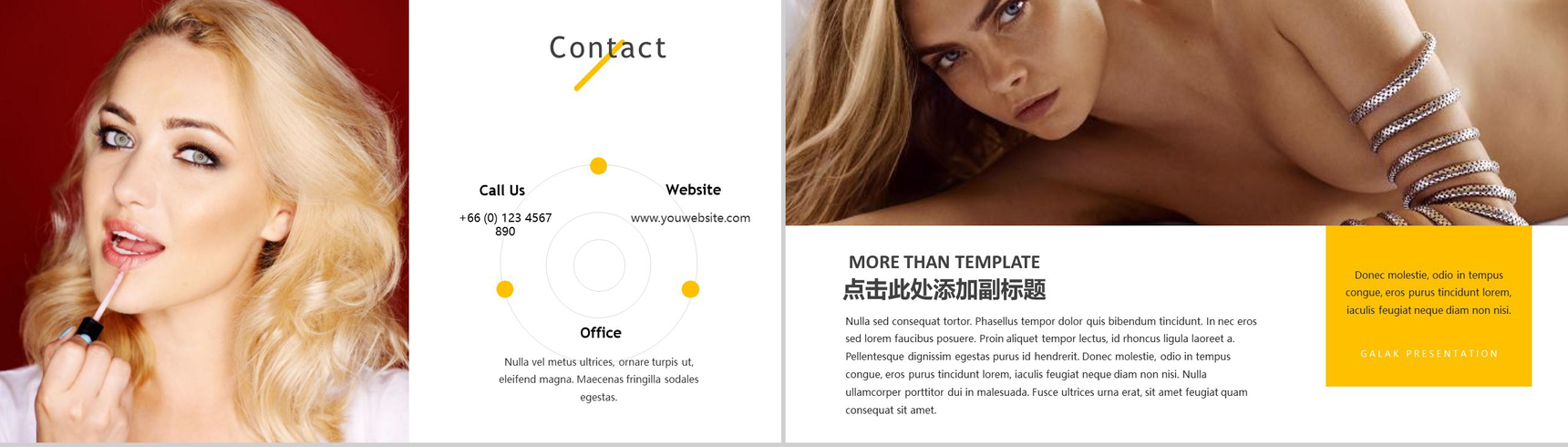 欧美商务汇报企业品牌推广PPT模板-5