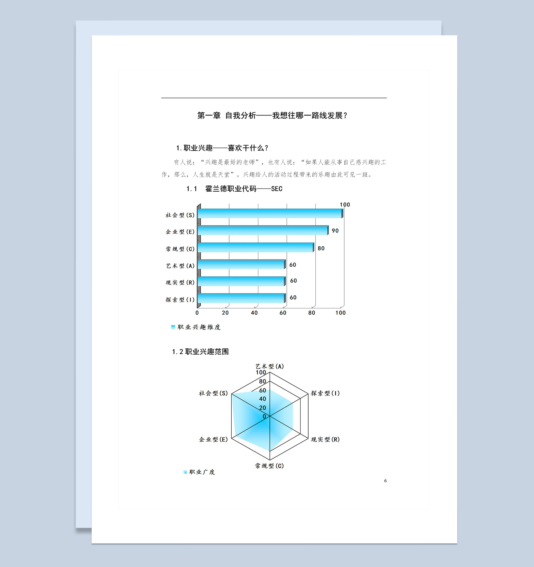 商务大气大学生通用个人职业生涯规划书Word模板-3