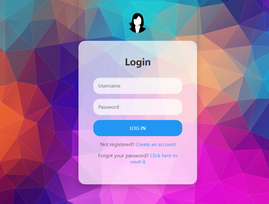 登录页面的html代码，彩色ui登录注册界面