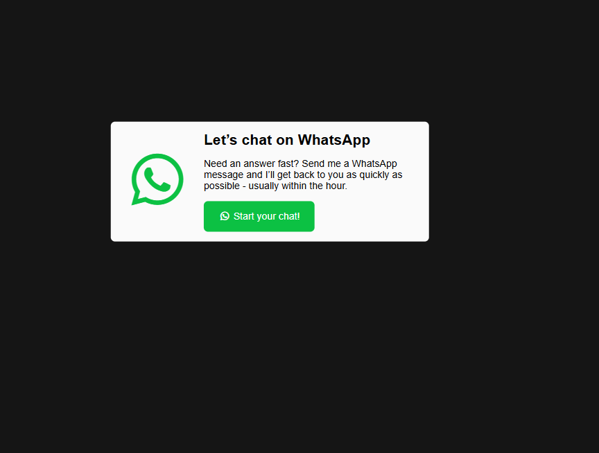 简单whatsapp推广创意设计效果