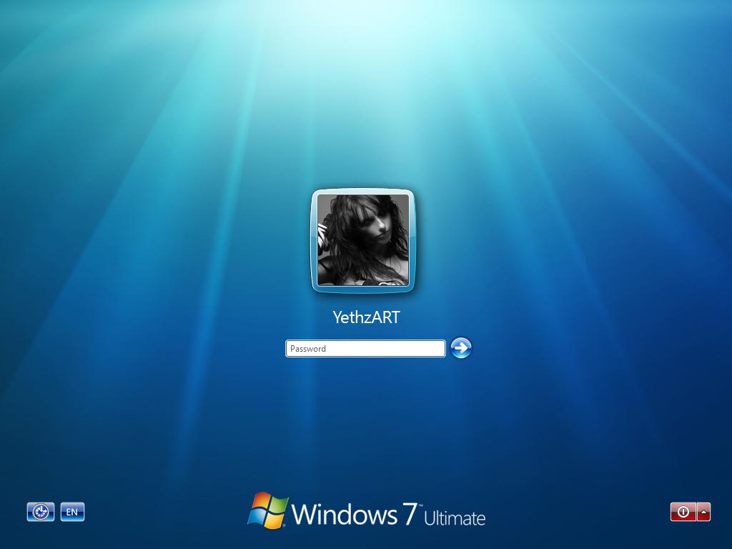 win7风格的用户登陆界面ui设计PSD分层素材下载