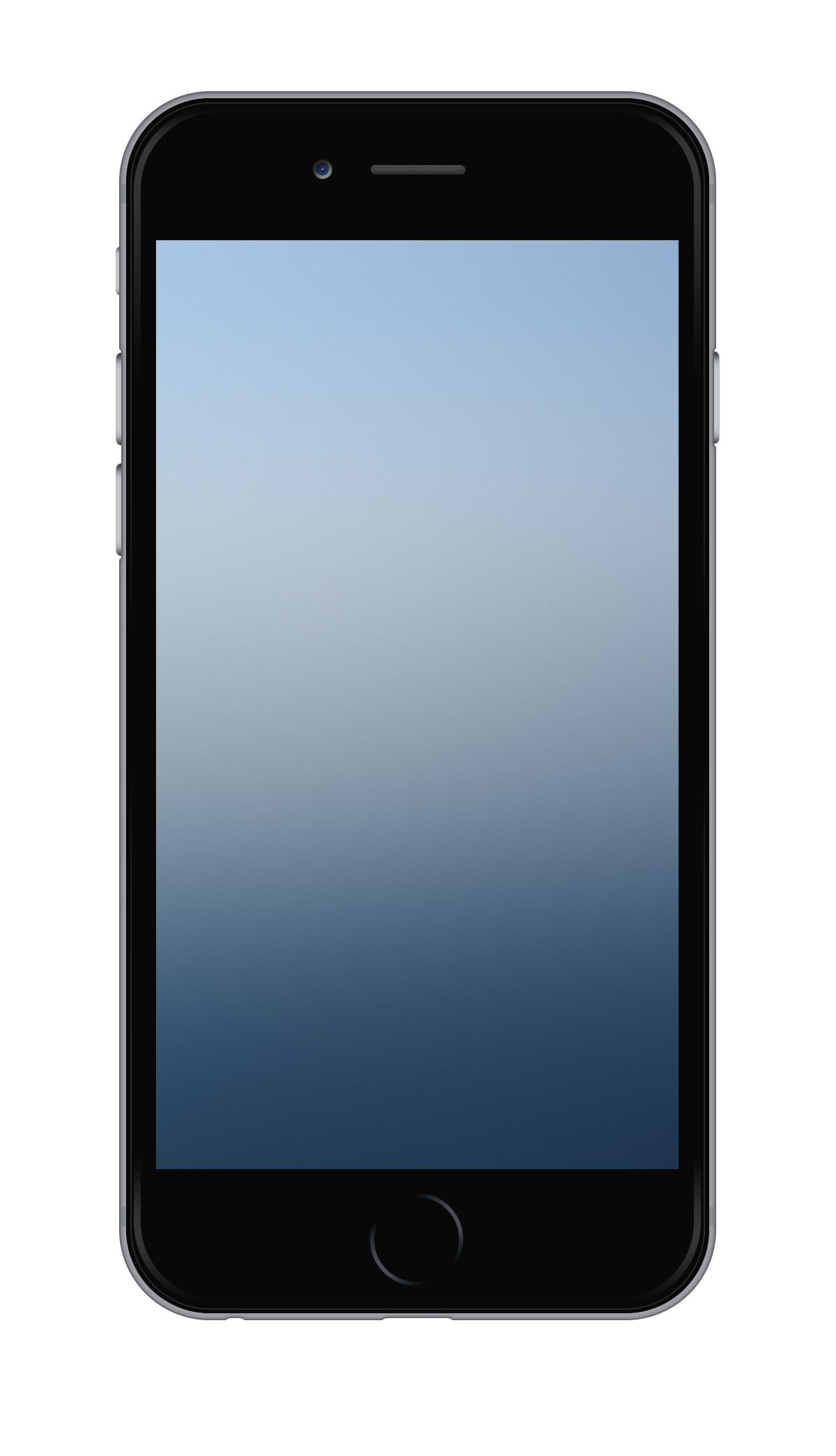 黑色的苹果iphone6 ui手机样式设计psd分层素材下载