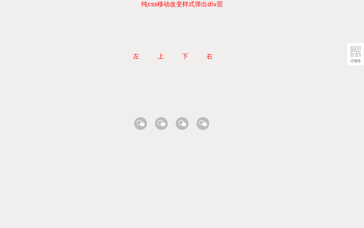 div css移动鼠标改变样式弹出div层